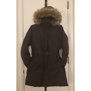 Women's Black North Face Artic Parka